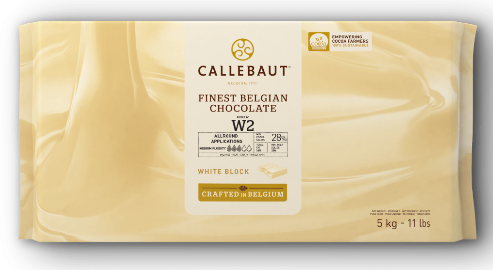 Barry Callebaut W2NV-132 White Chocolate Blocks 55lbs
