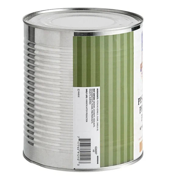 Barry Callebaut Pistachio Praline Paste 6/7lb cans (42lbs)