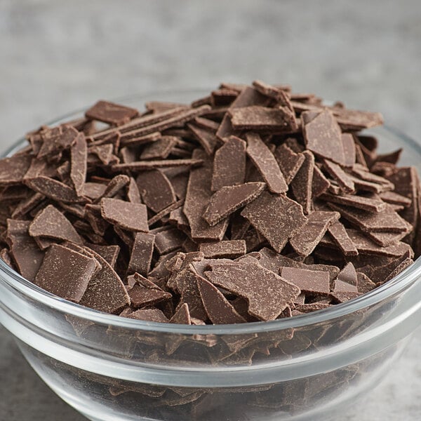Van Leer Semi-Sweet Chocolate Flakes 45LB Case