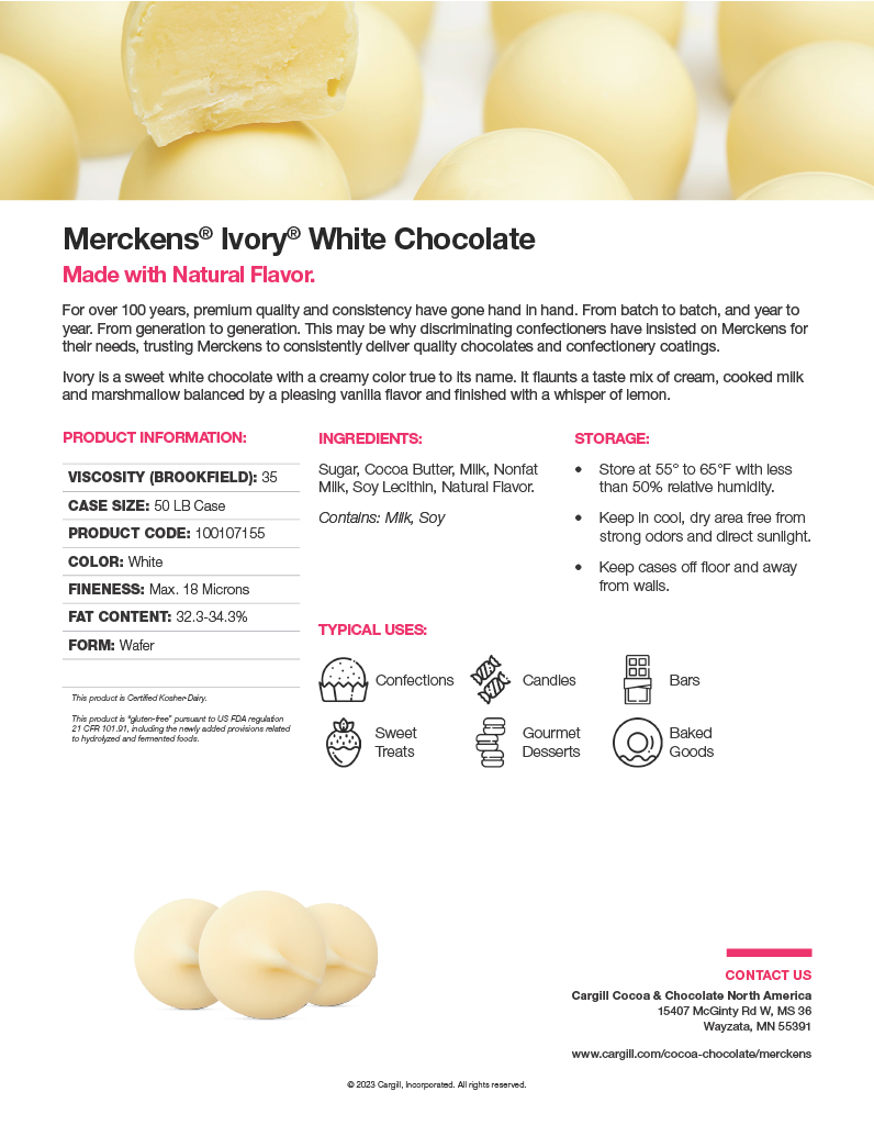 Merckens® Ivory Buttons 50lb