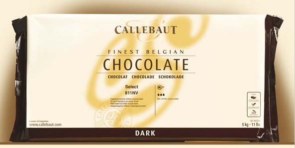 Barry Callebaut C811 Dark Couverture Blocks 53.1% Cacao 55lb (Special Order)